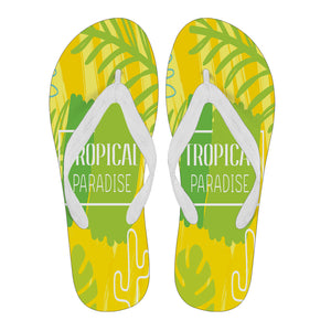 Tropical paradise Flip Flops