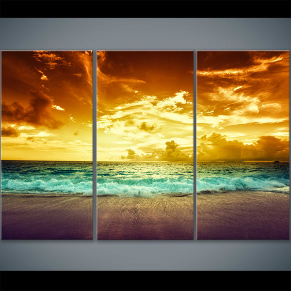 Infinity's Edge Canvas Triptych