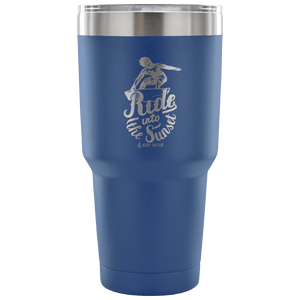 Ride Into The Sunset - 30 Ounce Vacuum Tumbler