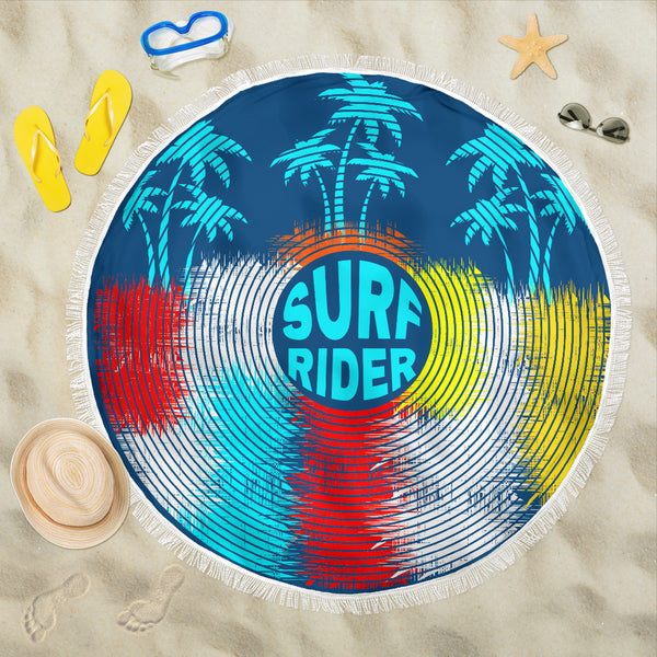 Surf Rider Round Towel