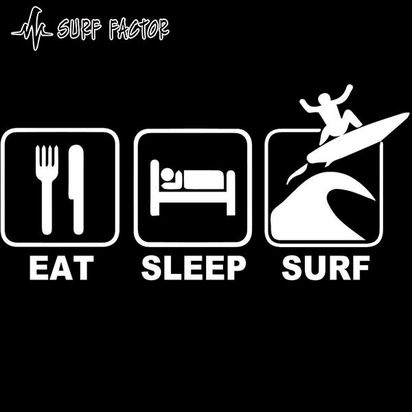 Eat Sleep Surf Sticker